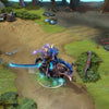 Abaddon shown in-game wearing the Endless Night set. The ghastly Spectral Steed, Grave-Touched Regalia, Ethereal Soul-Blade, and chilling cyan particle effects are clearly visible, showcasing the set's full impact during a match.
