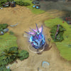 Ancient Apparition shown in-game wearing the Frozen Nova set. The void-forged armor, translucent glacial shards, menacing star-like crown with its glowing cyan core, and pincer-like claws are clearly visible, showcasing the set's full impact.