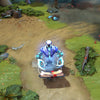 Ancient Apparition shown in-game wearing the Secrets of the Frost Singularity set. The ethereal ice-blue translucent body, the magnificent floating Grimoire of Arcane Secrets radiating potent blue energy, and the regal icy mantle and headpiece are clearly visible, showcasing the set's full impact during gameplay.