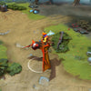 A gameplay screenshot of Batrider's default model in Dota 2. This serves as a baseline to contrast with the enhanced in-game visuals, unique mechanical parrot mount, and vibrant jungle explorer aesthetic of the Prized Acquisitions cosmetic set.