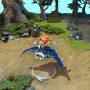Batrider shown in-game wearing the Manta Marauder set. The massive, animated Manta Ray mount, detailed diver theme with octopus helmet, scuba gear, and the school of colorful fish are clearly visible, showcasing the set's full underwater grace and menace.