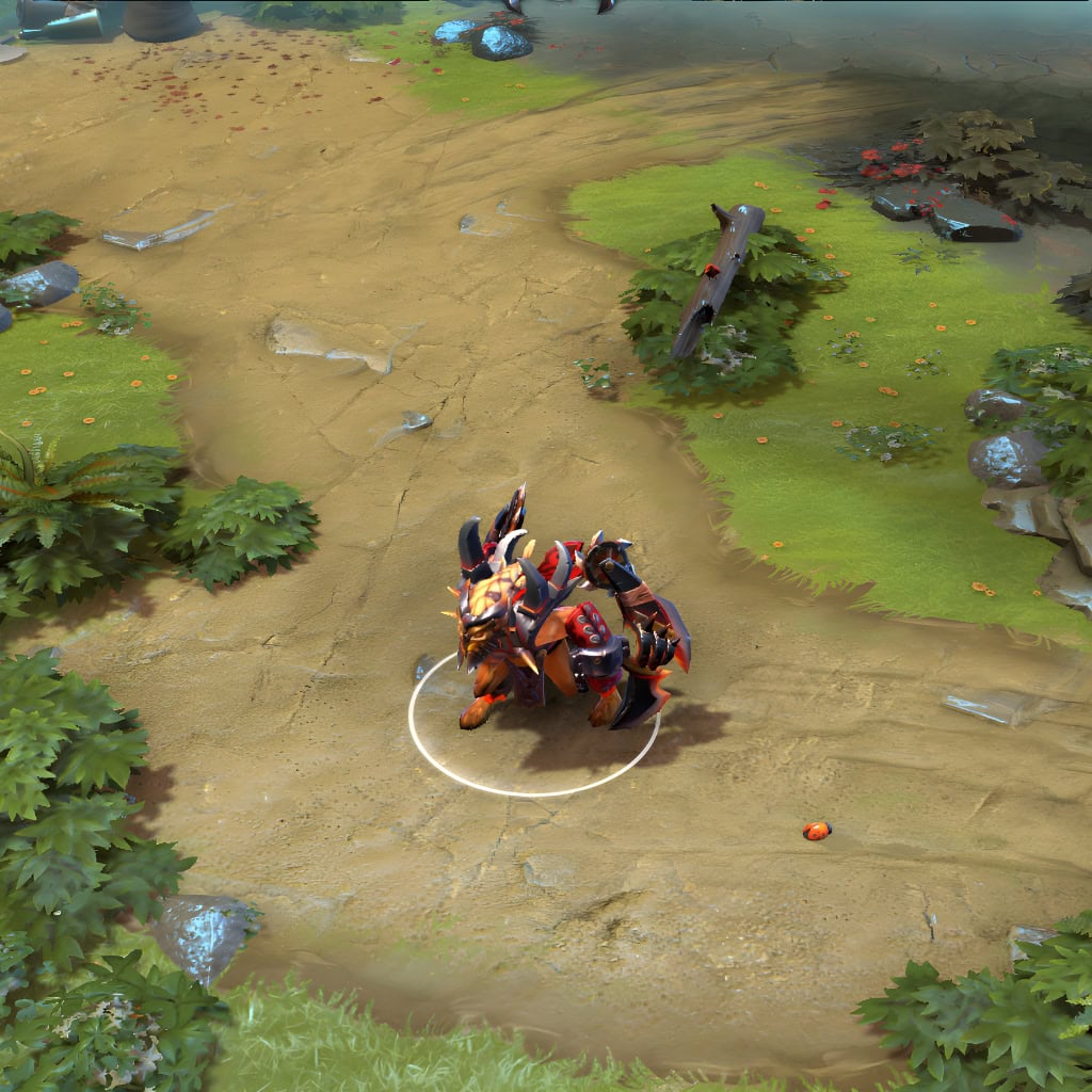 Bloodseeker shown in-game wearing the Fury of the Bloodforge set. The infernal forged helm, molten core pauldrons and chest, savage claw gauntlets, and smoldering embers with a heat haze are clearly visible, showcasing the set's full impact and menacing silhouette.