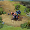 Brewmaster shown in-game wearing The Wilding Tiger set. The fierce tiger head, multi-layered pauldrons, and unique demonic cask emblazoned with the Tiger zodiac symbol are clearly visible, showcasing the set's full impact and powerful silhouette during teamfights.