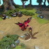 A gameplay screenshot of Dark Willow's default model in Dota 2. This serves as a baseline to contrast with the enhanced in-game visuals, captivating fey aesthetic, and otherworldly silhouette of the Allure of the Faeshade Flower cosmetic set.
