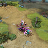 Dazzle shown in-game wearing the Dezun Viper set. His ornate, serpentine-themed gold detailing, mesmerizing purple accents, imposing snake-adorned headdress, and mystical staff with writhing snake heads and a purple glow are clearly visible, showcasing the set's full impact during a Dota 2 match.
