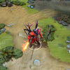 A gameplay screenshot of Doom's default model in Dota 2. This serves as a baseline to contrast with the masterwork of dark, intimidating artistry and the far more menacing silhouette of the Litany of the Damned cosmetic set.