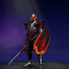The default skin of Dragon Knight, shown for comparison with the Silverwurm Sacrifice set. This highlights the transformation into an ethereal power, featuring ornate silver armor, striking weaponry, and a custom Elder Dragon Form.