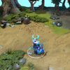 Drow Ranger shown in-game wearing the Glimmer of the Sacred Hunt set. The majestic antlered headdress radiating ice-blue light, flowing ethereal garments, and stunning crystalline bow imbued with cold energy are clearly visible, showcasing the set's full impact.