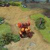 A gameplay screenshot of Earthshaker's default model in Dota 2. This serves as a baseline to contrast with the enhanced in-game visuals of the Intergalactic Orbliterator set and the unique animations of the included Planetfall Arcana.
