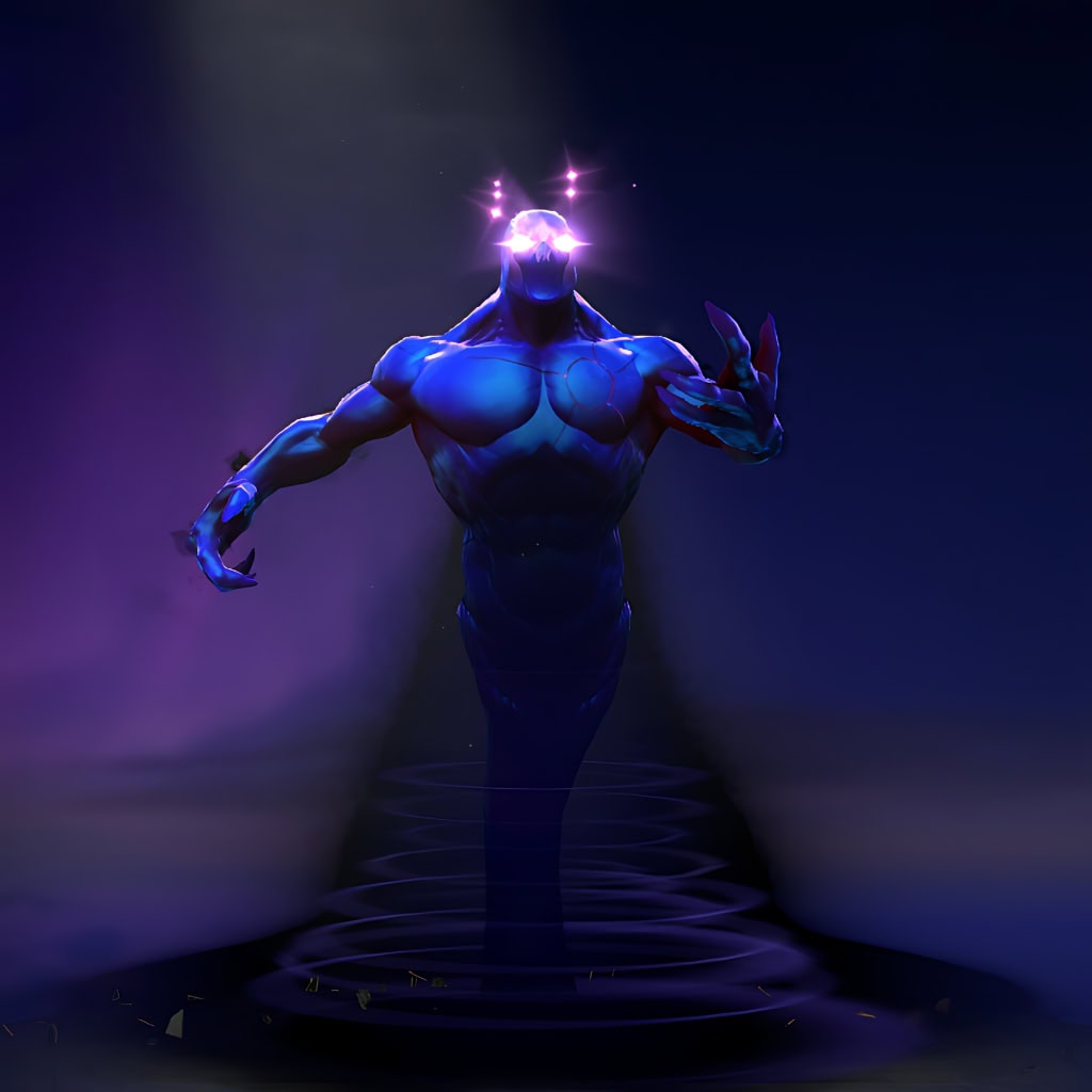 Image of Enigma's default model, for comparison with the Evolution of the Infinite set from the TI10 Collector's Cache II.
