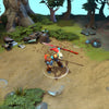 A gameplay screenshot of Huskar's default model in Dota 2. This serves as a baseline to contrast with the majesty of a powerful sea king, and the massive, intimidating Aegis of the Samareen shield with its glowing Gorgon face from the Samareen Sacrifice set.