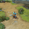 A gameplay screenshot of Kunkka's default model in Dota 2. This serves as a baseline to contrast with the visually stunning aquatic aura, spectral ripples, and unique deep-sea details of the Sea Spirit cosmetic set, enhancing his presence in every move.