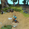 A gameplay screenshot of Kunkka's default model in Dota 2. This serves as a baseline to contrast with the enhanced in-game visuals and unique spectral pirate aesthetic of the Seaborne Reprisal cosmetic set.