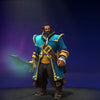The default skin of Kunkka, shown for comparison with the Sea Spirit set. This highlights the transformation into a spectral admiral, emphasizing the ethereal blue glow, deep-sea details, barnacle textures, and glowing spectral sword of this exclusive Summer 2023 Collector's Cache skin.