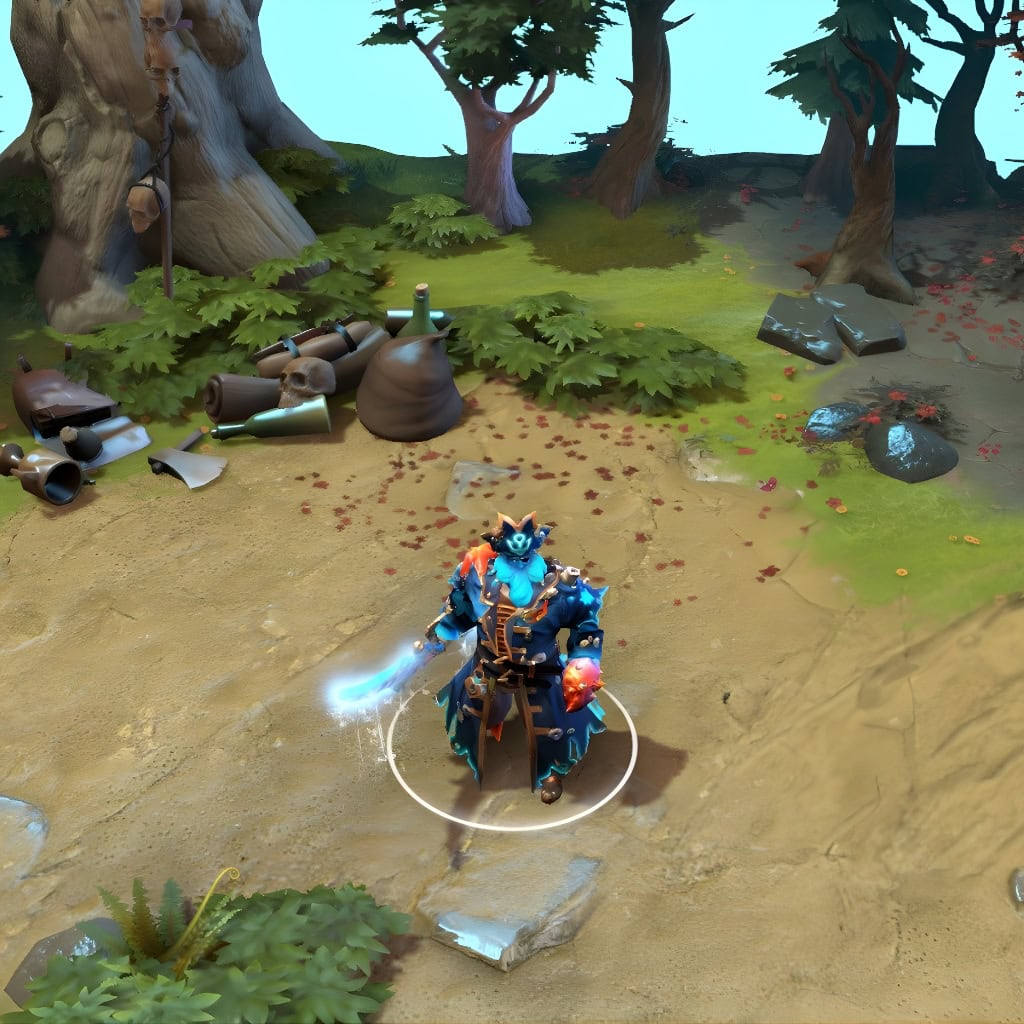 Kunkka shown in-game wearing the Seaborne Reprisal set. The ethereal ghostly form with its blue-green aura, cursed coral growths, glowing Phantom Cutlass, and deep-sea details are clearly visible, showcasing the set's full supernatural theme and impact.