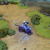 A gameplay screenshot of Luna's default model in Dota 2. This serves as a baseline to contrast with the enhanced in-game visuals and unique celestial aesthetic of the Leonid Luminosity cosmetic set.