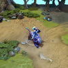 A gameplay screenshot of Luna's default model in Dota 2. This serves as a baseline to contrast with the striking artistry and spectacular aquatic mount that ensures every appearance on the map is a spectacle with the Shadowforce Gale set.