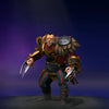 The default skin of Lycan, shown for comparison with the Creed of the Skullhound set. This highlights the transformation into a fearsome figure with a savage yet mystical identity and a custom Shapeshift ultimate.