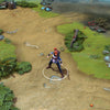 A gameplay screenshot of Marci's default model in Dota 2. This serves as a baseline to contrast with the enhanced in-game visuals and unique explorer aesthetic of the Cosmic Cartographer cosmetic set.