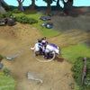 A gameplay screenshot of Mirana's default model in Dota 2. This serves as a baseline to contrast with the otherworldly aesthetic and standout presence of the Dreams of Midsummer set, which features vibrant particle effects and a completely transformed mount.