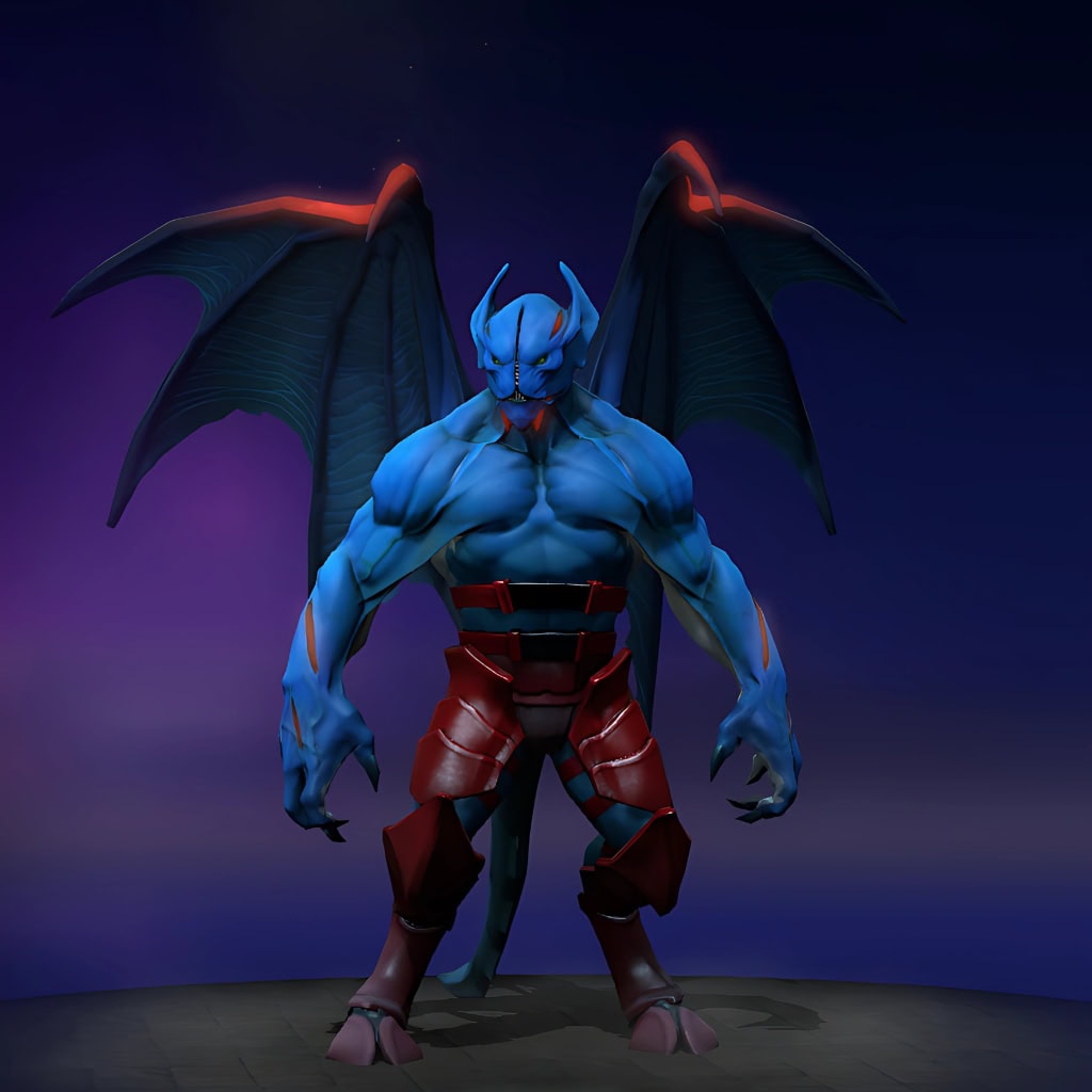 Image of Night Stalker's default model, for comparison with the Origin of the Dark Oath set from the TI10 Collector's Cache.