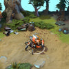 A gameplay screenshot of Nyx Assassin's default model in Dota 2. This serves as a baseline to contrast with the dramatically altered silhouette and abyssal textures of the Chitinous Stalker cosmetic set.