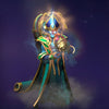 Dota 2 Immortal item, Sagas of the Cymurrin Sage, is a magnificent, star-forged helmet for Oracle that radiates with cosmic energy.