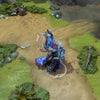 Oracle shown in-game wearing the Silence of the Starweaver set. The intricate, floating astrolabe, the vibrant starfield texture of his robes, and the glowing runic inscriptions are clearly visible, showcasing the set's full cosmic impact.