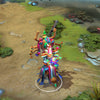 Oracle shown in-game wearing the Transcendent Path set. The multi-armed golden figure, blooming lotus core with glowing orbs, majestic headpiece, and vibrant flowing silks are clearly visible. The set showcases its full serene yet immensely powerful presence, creating a mandala-like silhouette in any match.