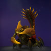 The default skin of Sand King, shown for comparison with the Sovereign of the Kray Legions set. This highlights the fundamental reimagining from a desert scorpion into a powerful, lobster-like crustacean monarch, complete with massive claws and glowing horns.