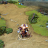 Silencer shown in-game wearing the Grand Suppressor set. The deep purple robes, ornate golden armor with glowing blue gems, and custom hood framing a majestic white beard are clearly visible. The unique candle-lit pauldrons, curved golden glaive, and shield-like grimoire showcase the set's full impact and scholarly power.