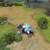 Spirit Breaker shown in-game wearing the Taurid Twilight set. The ornate marbled white armor, ethereal cyan soul-fire mane, celestial visage, and glowing crystalline mace are clearly visible, showcasing the set's full impact.