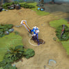 A gameplay screenshot of Sven's default model in Dota 2. This serves as a baseline to contrast with the enhanced in-game visuals and menacing silhouette of the Indomitable Legacy cosmetic set.