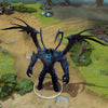 The default Metamorphosis form of Terrorblade, shown for comparison with the Forgotten Station set. This serves as a baseline to contrast with the custom form's spectral skeletal core, intense inner cyan glow, and magnificent glowing cyan wings.