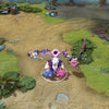 Tinker shown in-game wearing the Astrarium set. The white-bearded astronomer model, the back-mounted singularity core with its gravitational lens effect, and the cosmic weaponry glowing with blue and magenta nebulae are clearly visible, showcasing the set's full impact.