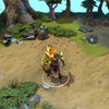 Undying shown in-game wearing the Curse of the Creeping Vine set. The engulfing carnivorous plant arm, corrupted vine shroud, and glowing crimson eyes are clearly visible, with his ultimate transforming him into a colossal, blooming plant terror as a monstrous Flesh Golem.