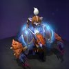 Dota 2 Immortal item, Dipper the Destroyer Bundle, equips Ursa with an adorable, helmet-wearing cub sidekick that rides on his back.