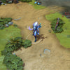 A gameplay screenshot of Vengeful Spirit's default model in Dota 2. This serves as a baseline to contrast with the redefined model, celestial appearance, and formidable presence of the Vision of the Seraph Scion cosmetic set.