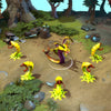 A gameplay screenshot of Venomancer's default model in Dota 2. This serves as a baseline to contrast with the breathtaking visual overhaul and aggressive, serpentine krait Plague Wards of the Corruption of the Virulent Krait cosmetic set.