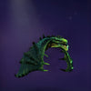 The default skin of Viper, shown for comparison with the King of the Corrupted Nest set. This highlights the transformation into a crystalline, corrupted Netherdrake, contrasting his standard appearance with jagged textures, glowing Nemestice glyphs, and a menacing, crystal-crowned maw.