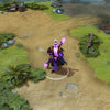 A gameplay screenshot of Void Spirit's default model in Dota 2. This serves as a baseline to contrast with the enhanced in-game silhouette, commanding imperial aesthetic, and unique violet energy effects of the Sublime Equilibrium cosmetic set.