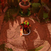 Dota 2 map under the ominous Ash weather effect, with drifting grey embers and a hero.
