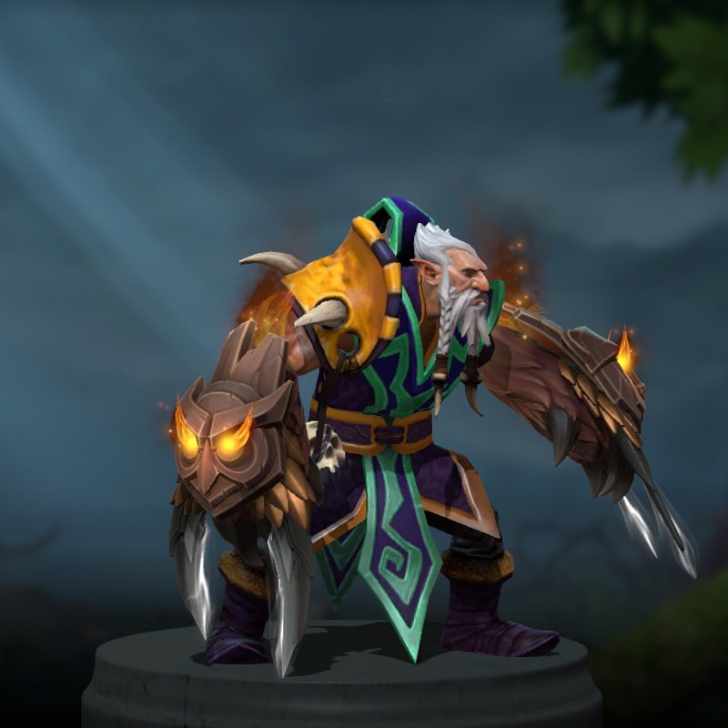 Claws of Nuranu - Lone Druid Aghanim's Labyrinth 2021 Immortal in-game cosmetics Collector's Cache Gift Shop 