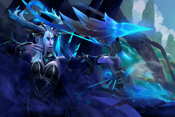 Drow Ranger - Glimmer of Sacred Hunt | TI9 Collector's Cache | Dota 2 ...