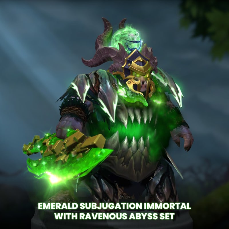 Emerald Subjugation - Underlord Aghanim's Labyrinth 2021 Immortal in-game cosmetics Collector's Cache Gift Shop 