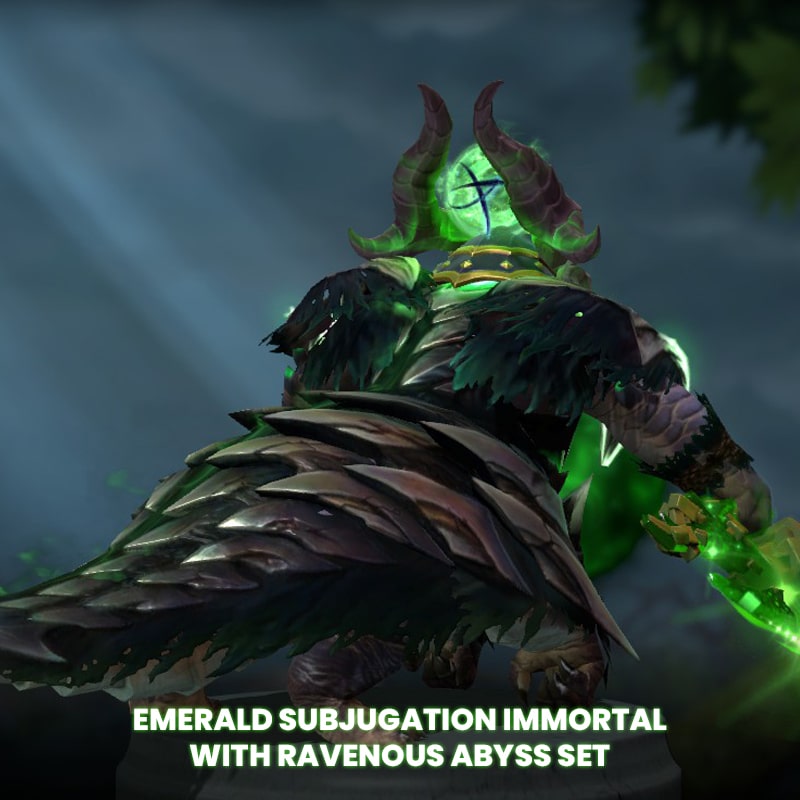Emerald Subjugation - Underlord Aghanim's Labyrinth 2021 Immortal in-game cosmetics Collector's Cache Gift Shop 