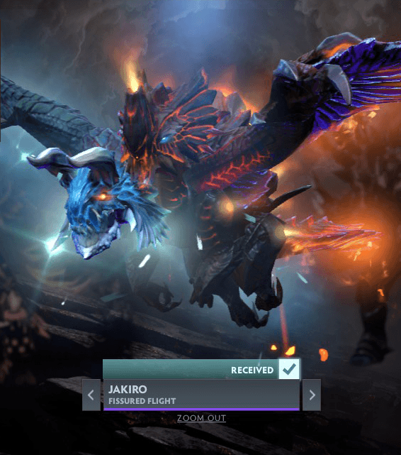 Jakiro - Fissured Flight Collector's Cache 2020 in-game cosmetics Collector's Cache Gift Shop 
