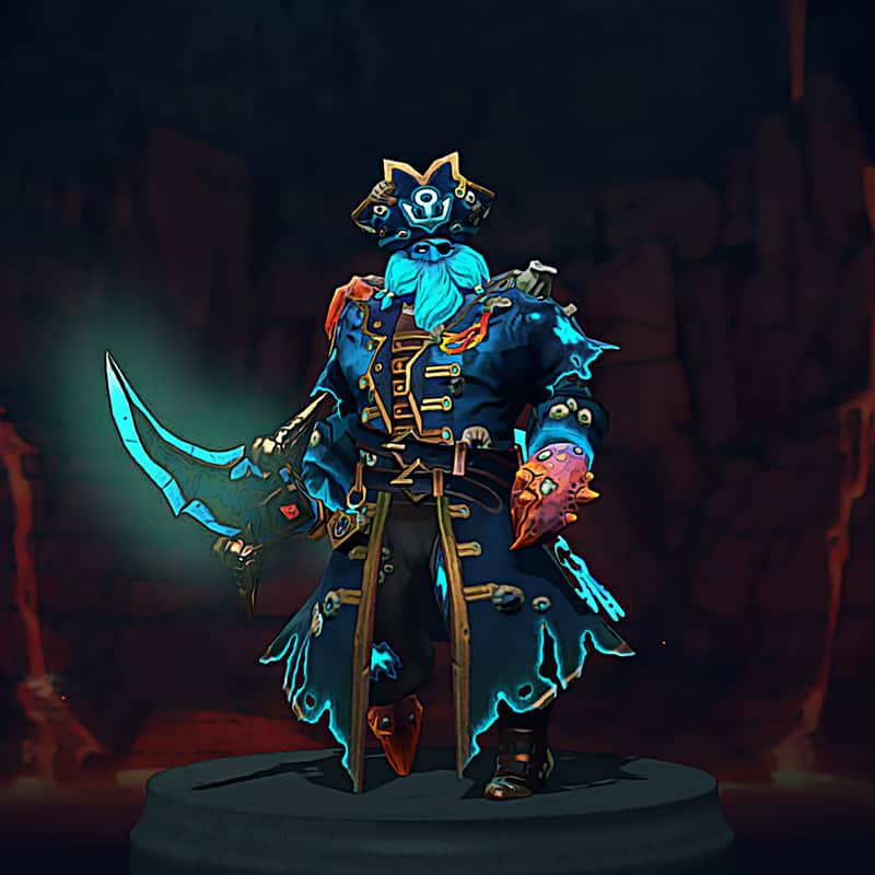 Kunkka Seaborne Reprisal 2017 Collector's Cache Set Dota 2 in-game cosmetics Collector's Cache Gift Shop