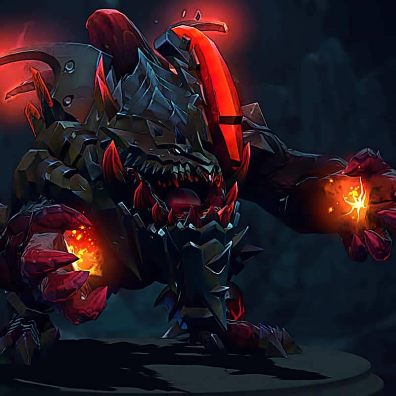 Primal Beast - Dark Behemoth Diretide 2022 Collector's Cache Dota 2 in-game cosmetics preview Collector's Cache Gift Shop