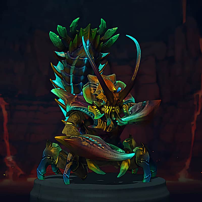 Sand King ti7 Collector's Cache Set - Sovereign of the Kray Legions Collector's Cache Set Dota 2 in-game cosmetics Collector's Cache Gift Shop